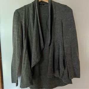 Sweet Rain Gray Zip Sweater Jacket